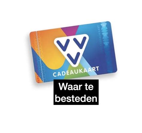 vvvcadeaukaart besteden